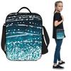 Whale Shark Pattern Insulated Lunch Bag for Kids School Cooler Thermal Food Box Tote Portable Lunch Boxes Container