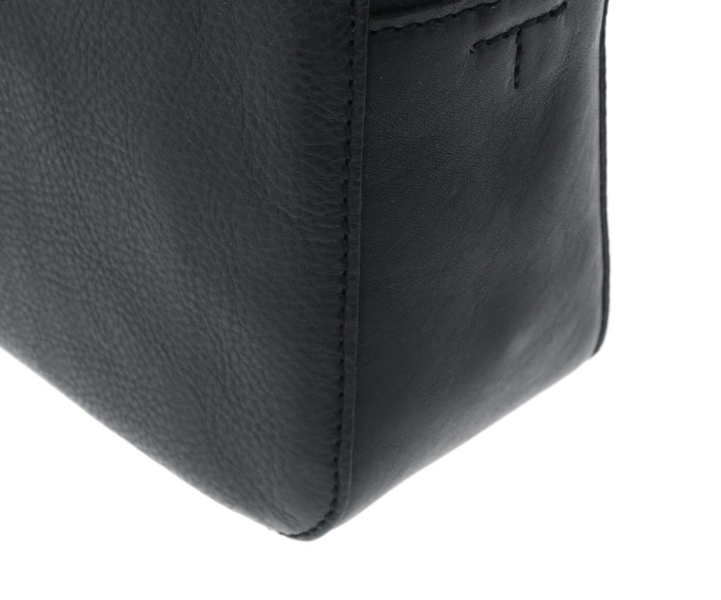 Shoulder Bag Minerva Horizontal Shoulder Bag Black [Genten] Women's 44028-10