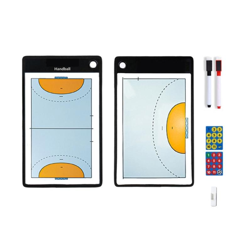 Soccer Tactic Board Magnetic Football Coaching Clipboard Training Coaching Football Coaches Strategy Board with Pens
