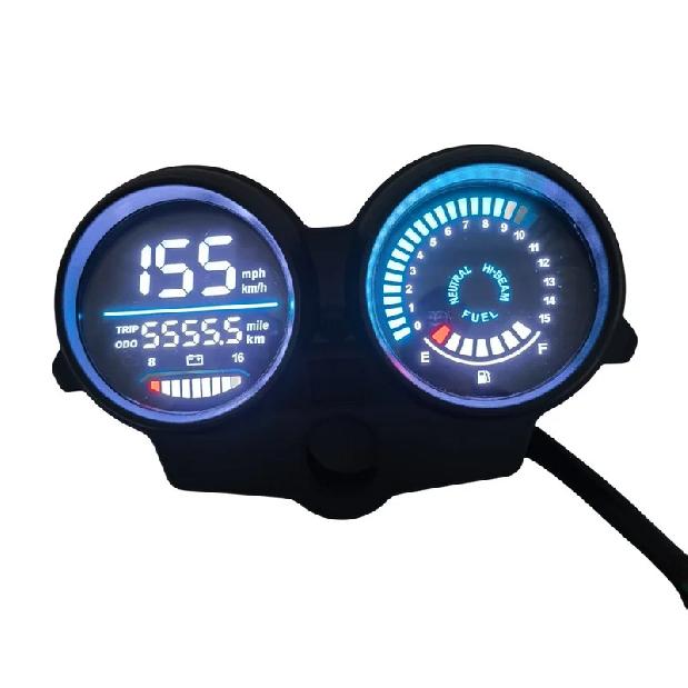 For Honda Fan125 CG125 TITAN 125 2005-2013 Panel Digital LED Odometer Speedometer Meter Dashboad Tachometer