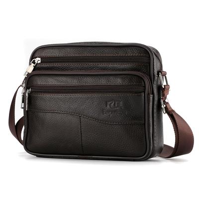 Vente Chaude Sacs Messager Mode Homme Sacs à Main en Cuir Véritable pour Homme Marque de Luxe Sacoche à Rabat Bandoulière Épaule