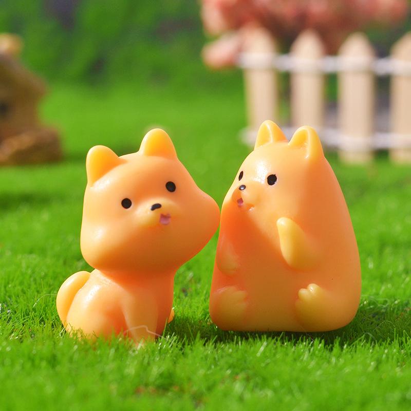 

Творческий милый щенок Маленький орнамент Мода Kawaii Маленькая фигурка Поделки Мультфильм Рабочий стол Украшения для дома Аксессуары Подарки