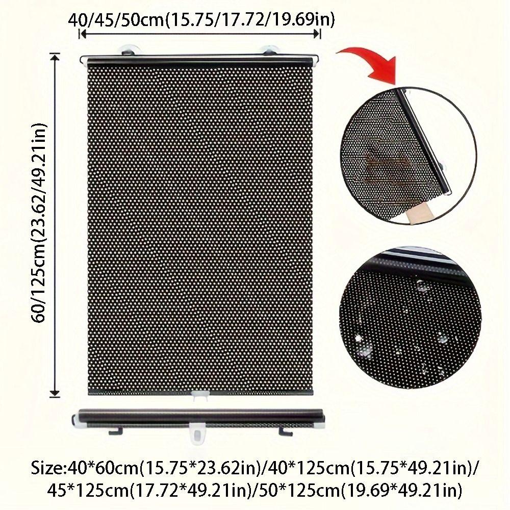 Glare Guard Car Sunshade Curtain Uv Protection Side Window Block Sun Shade  For Baby Kids