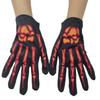 Punk Skeleton Gloves Halloween Party Accessory Breathable Fabric Suitable for Gothic Costume Cosplay