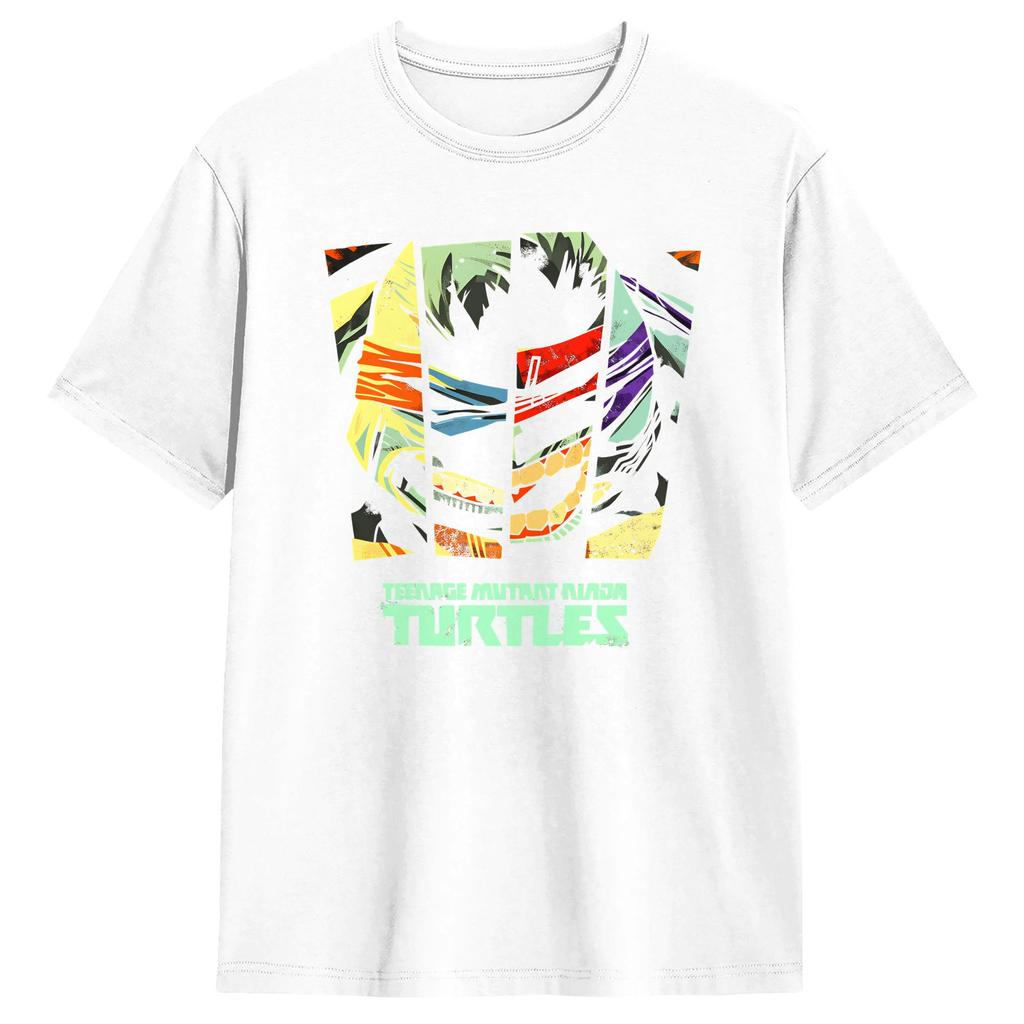 TMNT Face Strips Eastman TShirt Men Vintage TShirts Summer Breathable Harajuku Tee Shirt Cheap Oversized Tops