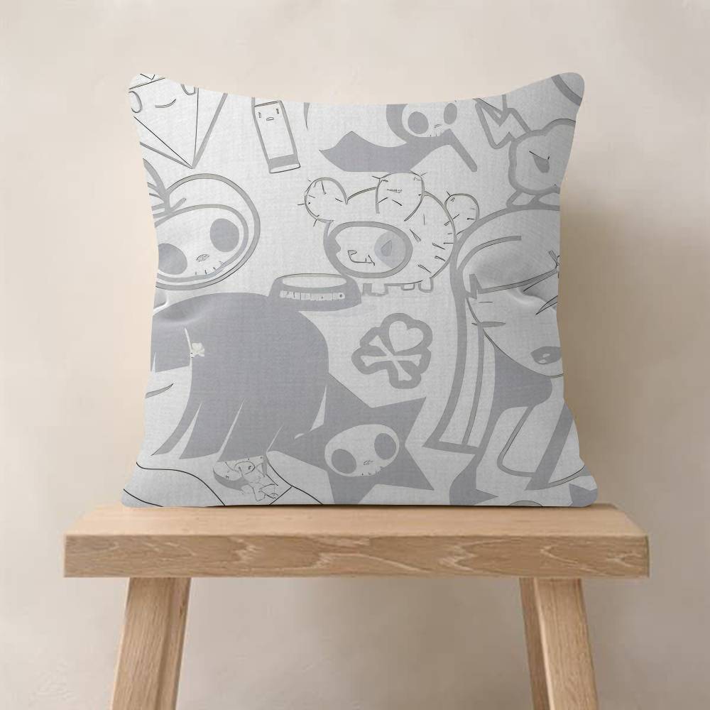 Cartoon Art Kawaii TownTokidokiinside Pillow Anime Pillow Sofa Bed Head Pillow Cover Cushion Cover Fashion