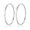 Personalized European & American Trend Elegant Hollow Square & Round Big Hoop Earrings for Women.