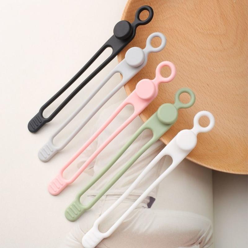 Silicone Cable Ties,Cord Organizer,Cable Straps,Reusable Cord Ties,Travel Cable Organizer ,Cute Elastic Tie, Wire Ties