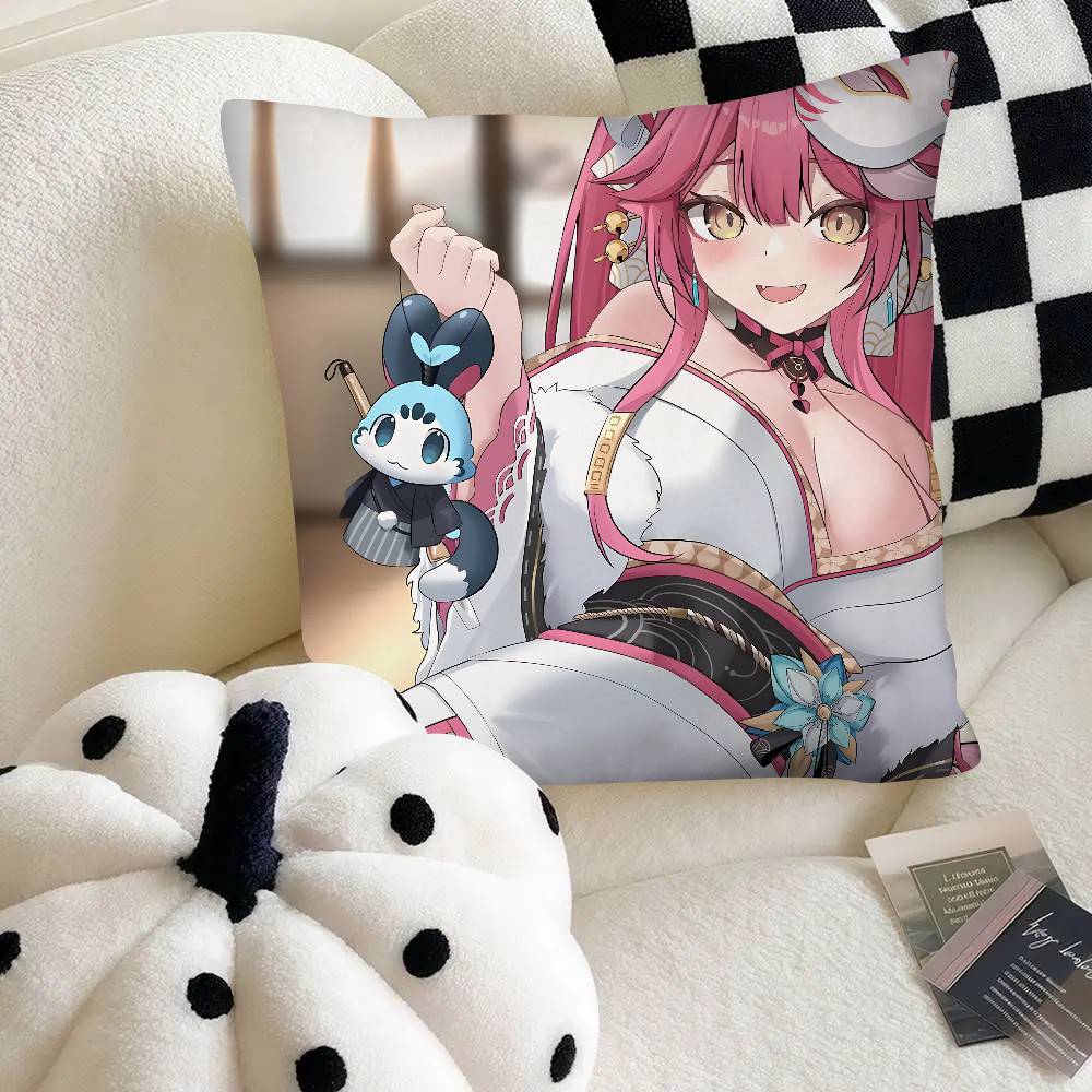 Raora Panthera Anime Pillow Case Square Pillow Bedroom Sofa Leisure Comfort Cushion Car Home Decoration