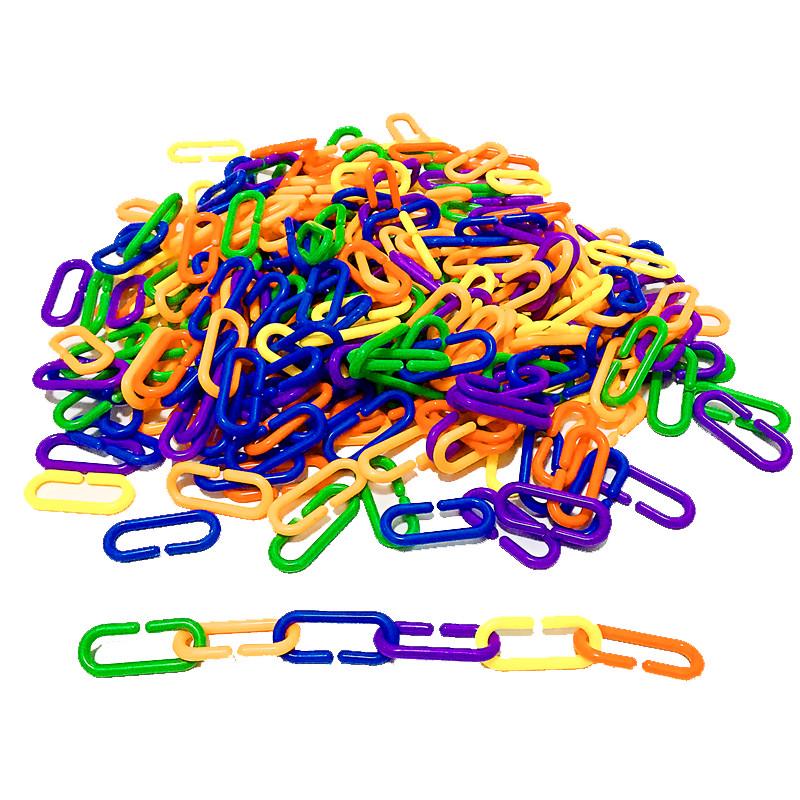 Buy 100 X Plastic CClips Hooks Chain Links For Parrot Bird Toy Parts
