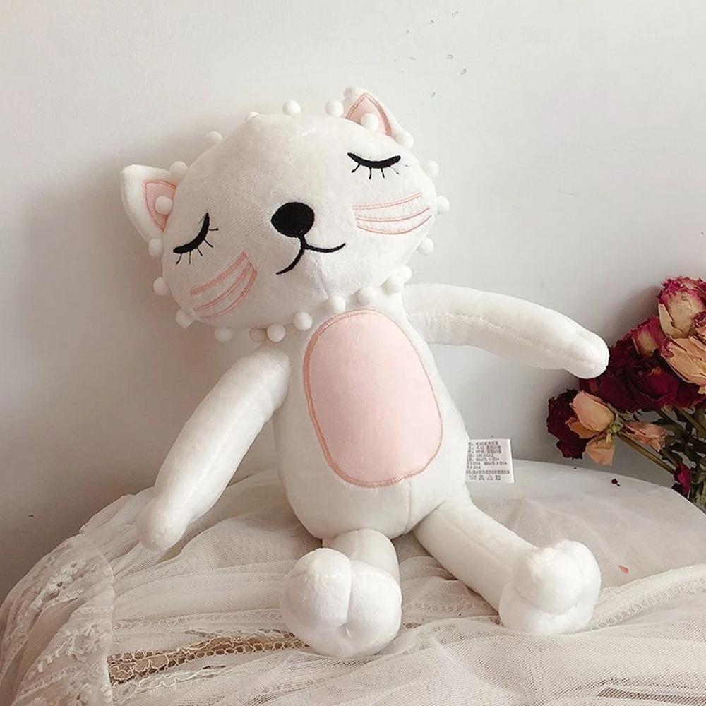 40-60CM Super Soft Cute Lion Plush Toy Short Hair Lioness Kawaii Sooth Sleeping Animals Dolls Give Children Birthday Gifts