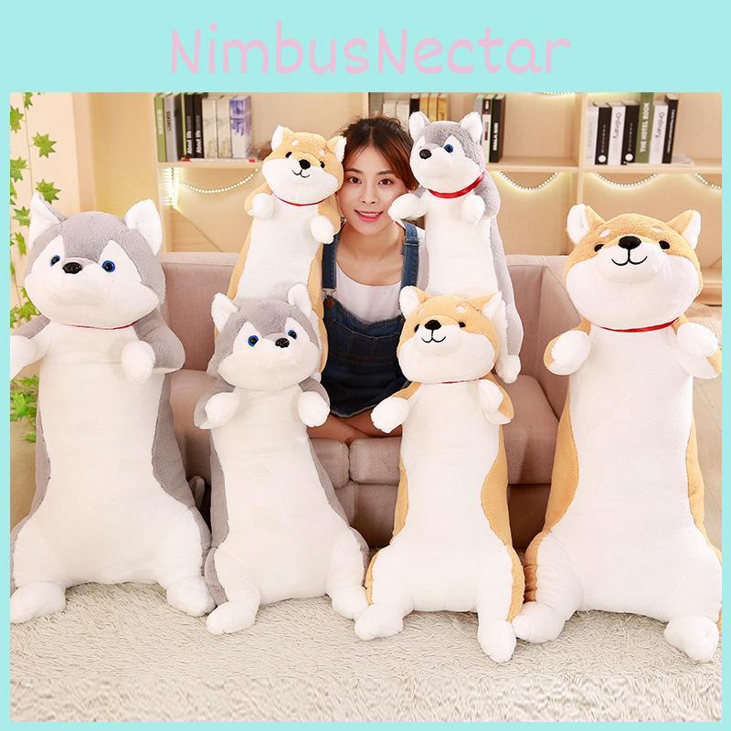 Husky Cartoon Shiba Inu Plush Toy Cute Cartoon Pillow Sleeping Companion Gift