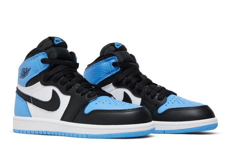 Kids' Sneakers Nike Jordan 1 Retro High OG UNC Toe (PS) University Blue/Black/White