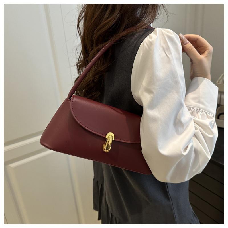 Vintage Minimalist Baguette Versatile Underarm Single Shoulder Fashion Daily Bag
