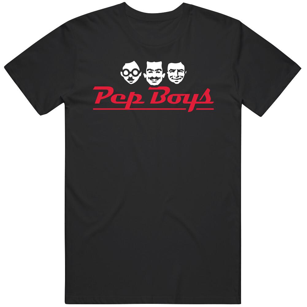 Pep Boys Auto Parts Cool Car Enthusiast unisex Vintage Classic Black T Shirt S разноцветный
