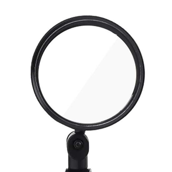 Bike Rearview Mirror Foldable 360 Degree Rotation Convex Acrylic High Strength Handlebar Mirror