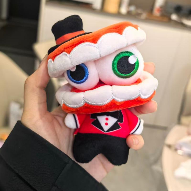 Cute The Amazing Digital Circus Plush Keychain Set 3pcs Pomni Jax Caine Soft Mini Dolls for Fans Bag Charm and Birthday Present