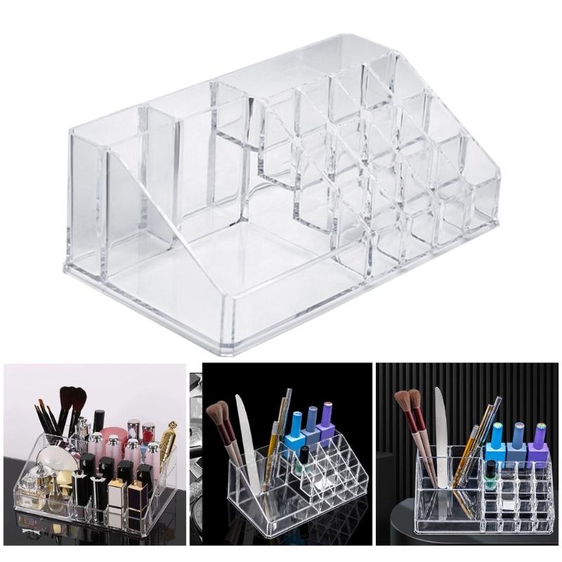 Transparent Nail Polished Holder Acrylic Rack Makeup Case Nail Polished Collection Display Manicure Storage Solution