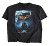 NUOVA 2008 The Dark Knight Batman T-Shirt Taglia S-5XL Ristampa Promo Film T-Shirt Unisex