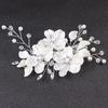 Wedding Hair Clip Shimmering Bridal Floral Hair Clip Bridal Hair Accessory Elegant For First Communions Proms Milestone