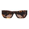 Logo Rectangular Sunglasses Women Sunglasses Tortoise SMU09WVAU06B
