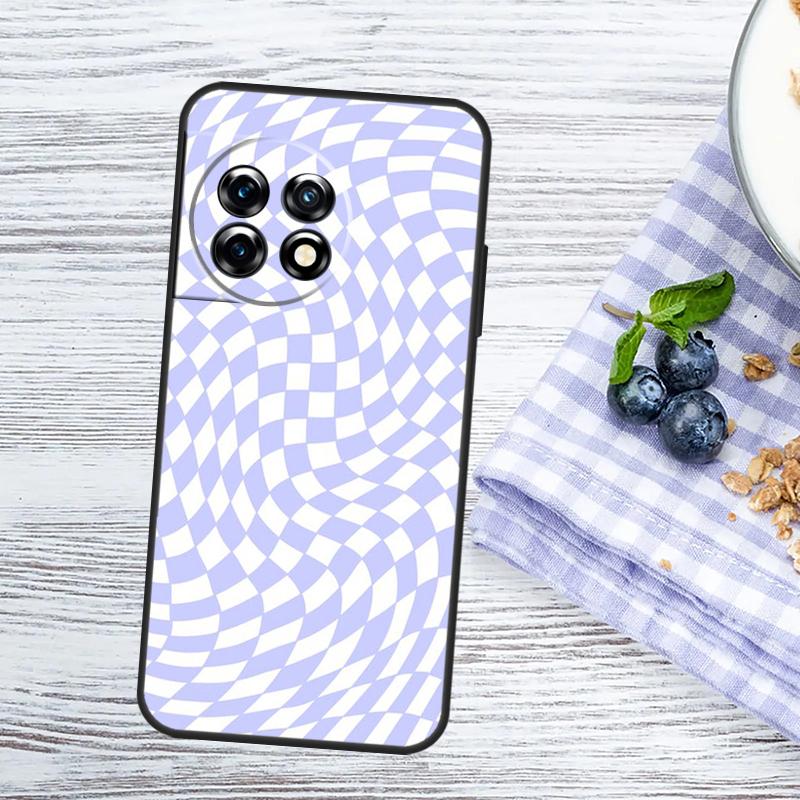 Crazy Checkered Case For OnePlus Nord CE 5 2 3 4 Lite N20 N30 OnePlus 10T 13T 13R 12R 15R 10 11 12 13 15 Cover