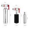 Bicycle Pump Quick Inflation Set Mini Portable Hand Cycling Tire Tube Valve Adapter CO2 Air Inflator Nozzle Cycling Accessory