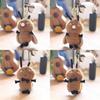 Cute Mini Plush Cockroach Doll Keychain With Ultra Soft Short Fur Material