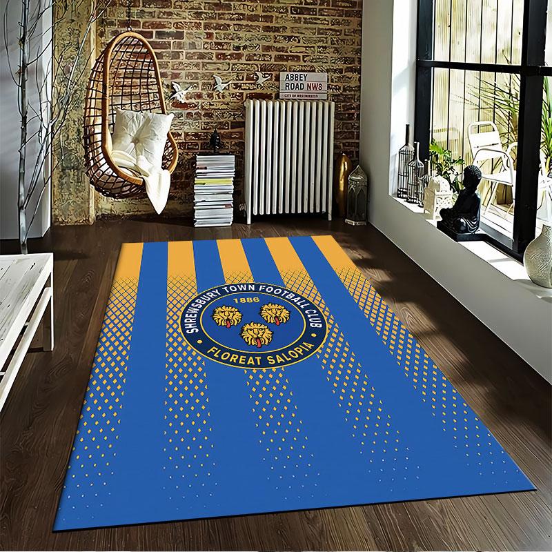 Shrewsbury Town FC Carpet Design Suitable As a Non-slip Mat for the Living Room or Bedroom Sofa