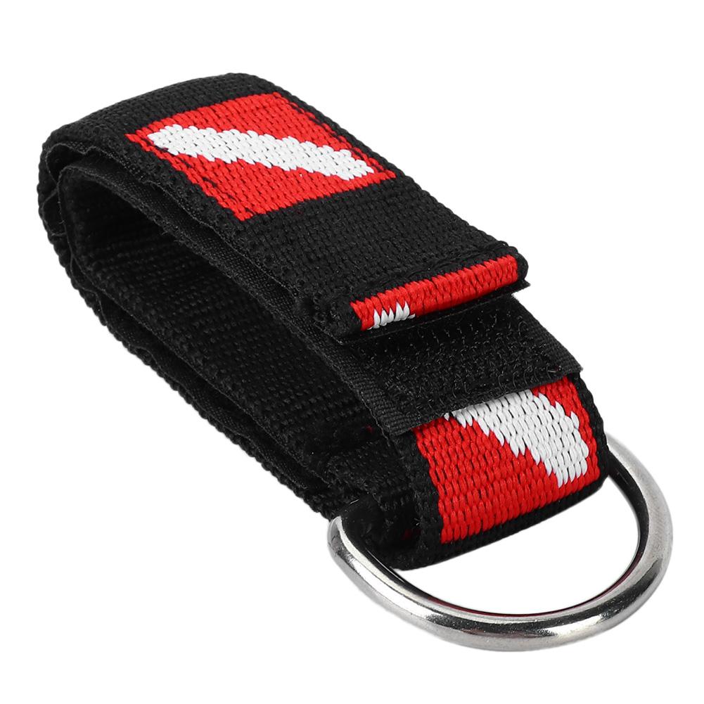 Universal Diving  Wrist Strap Hand Lanyard Hanging Rope with Clip d Shape Ring Equipment