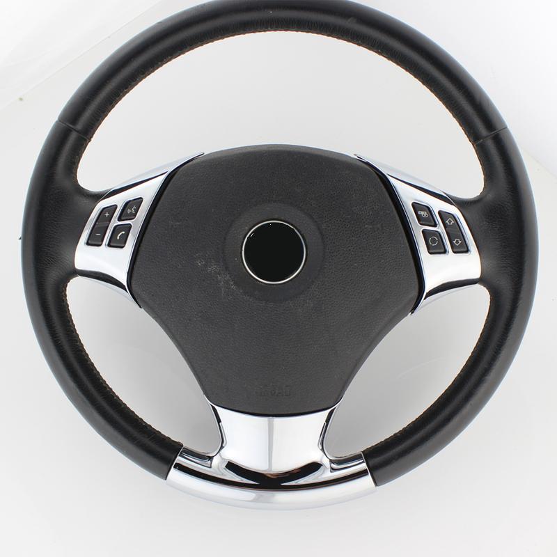 For BMW 3 Series E90 E92 E93 2005-2012 X1 E84 2010-2015 Steering Wheel Button Frame Cover Car Interior Accessories