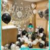 Birthday Balloon Set Adult Birthday Party Decorations Scene Arrangement Aluminum Film Balloon