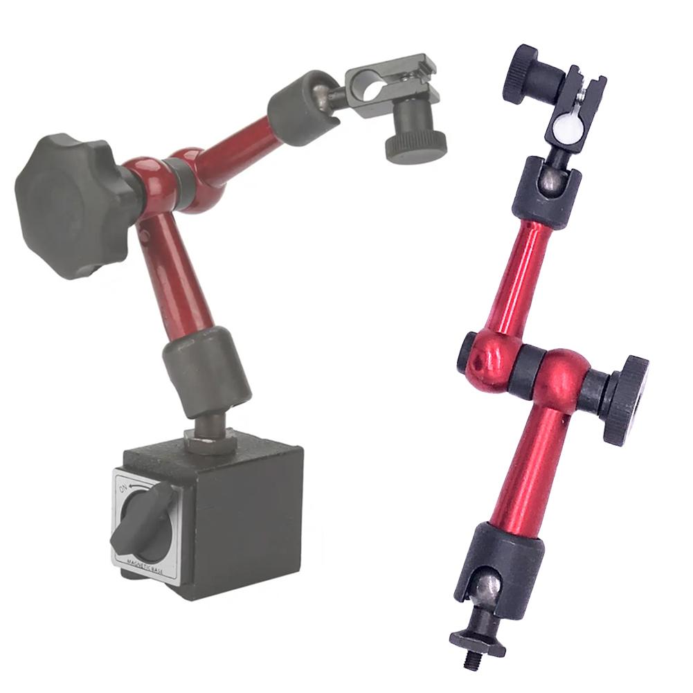 Dial Test Indicator Tool Adjustable Universal Magnetic Base Holder Flexible Stand for Equipment Calibration & Machining