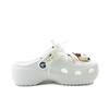 Crocs Classic Platform Clog EVA Summer Party Beach Trip Fashion Trend Hole Shoes Unisex White