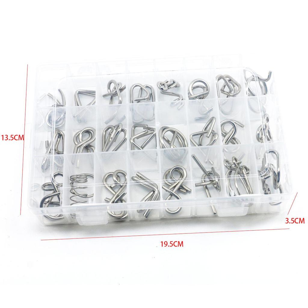 IQ Toys 8-teiliges Puzzle-Set - TikTok Trend Interlocking Rings
