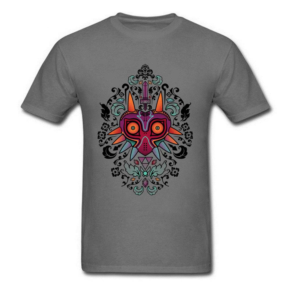 Trička Majoras Mask s krátkým rukávem, ležérní, hip hopová, pánská, 2024, letní, podzimní topy, tričko, mexický Den mrtvých, bílé tričko