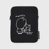 Earpearp [Earpearp X Managing Director Dazai Yu] Our Baby Chichi Black (Ipad Pouch)