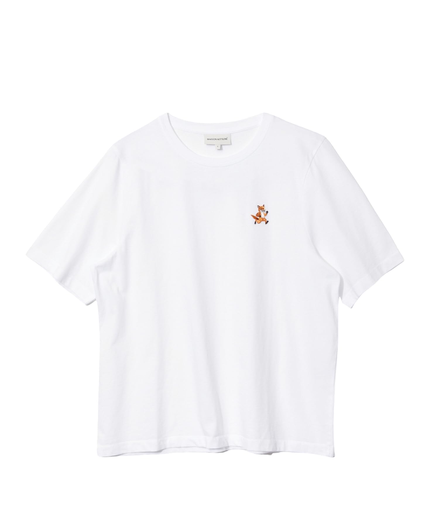 

Maison Speedy Fox Patch Комфортный размер L Футболка Kitsuné, Женская Белая, (MW00119KJ0008) белый