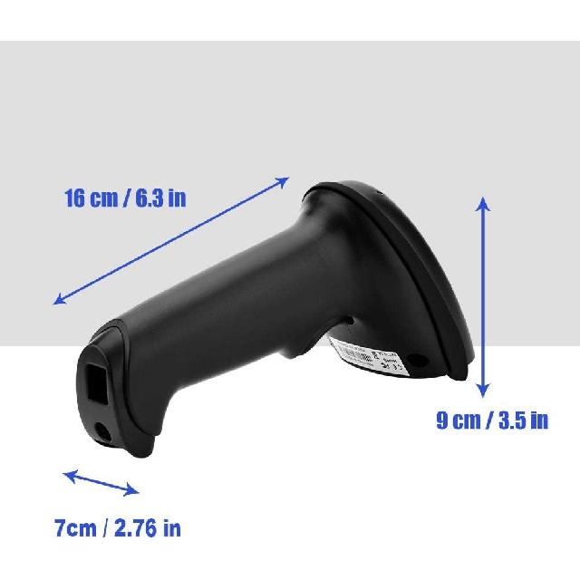 Bewinner Bar Code Scanner, YHD-5100 Barcode Reader with 2.4G USB Cable, Compatible with/Android/Windows Systems - Dual Connection Modes Design,32-bit