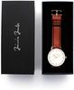 Jaimie Jacobs UHR Schwabing Sunrise Made In Germany Rose Gold Midnight, Watch, (White Dial, Case)