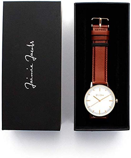 Jaimie Jacobs UHR Schwabing Sunrise Made In Germany Rose Gold Midnight, Watch, (White Dial, Case)