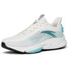 New Anta Cushioned Slip-Resistant Abrasion-Resistant Breathable Low-Top Running Shoes Men's White Blue 112225587-2