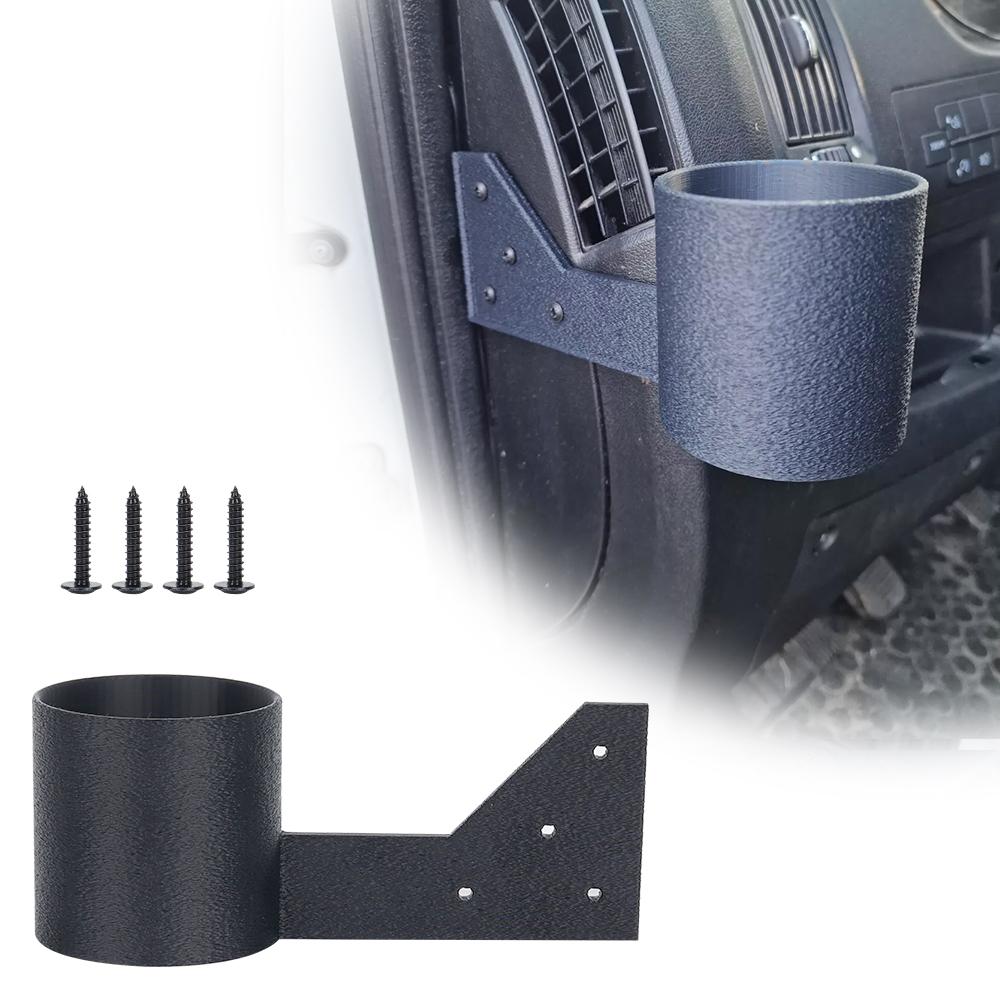 Black Drink Cup Holder with 4 Screws Set for Peugeot Boxer Fiat Ducato Citroen Relay 2006-2025 Car Interior Accessories Part