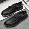 Vår Höst Bästsäljande Herrars Affärsskor Hög Kvalitet Nya Herrars Läder Casual Skor Utomhus Pendling Oxford Skor