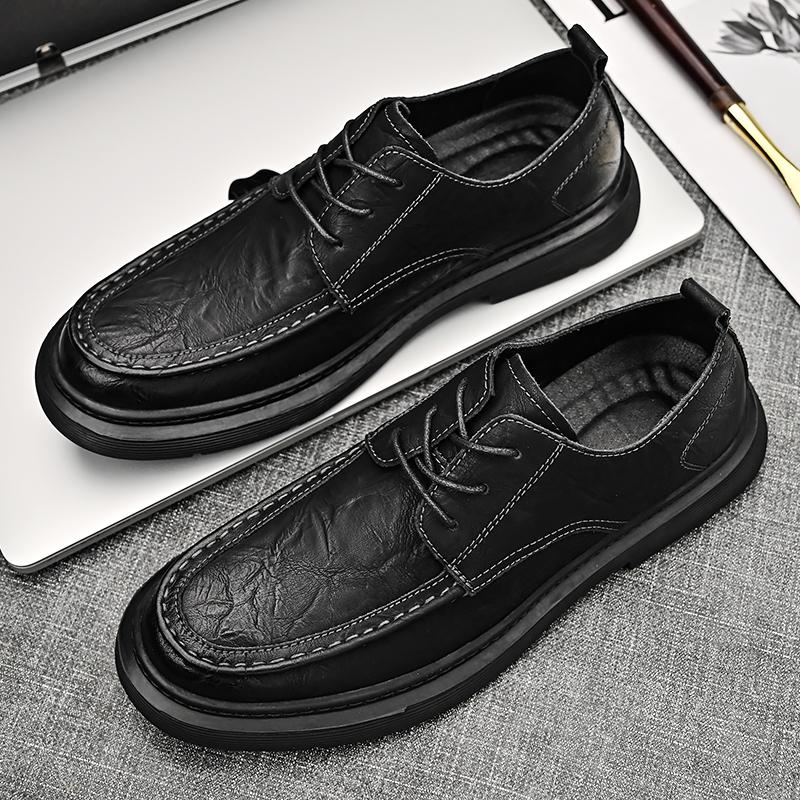 Frühling Herbst Heißverkauf Herren Business Kleiderschuhe Hohe Qualität Neue Herren Leder Freizeitschuhe Outdoor Pendeln Oxford Schuhe