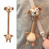 Funny Design Long Neck Animal Plush Pendant Cute Style Cartoon Plush Pendant  Gift For Girls