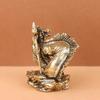 Brass Mermaid Fighting Dragon Fish Statue Fine Crafted Solid Brass Figurine for Home Dining Room Decor Unique Housewarming Gift