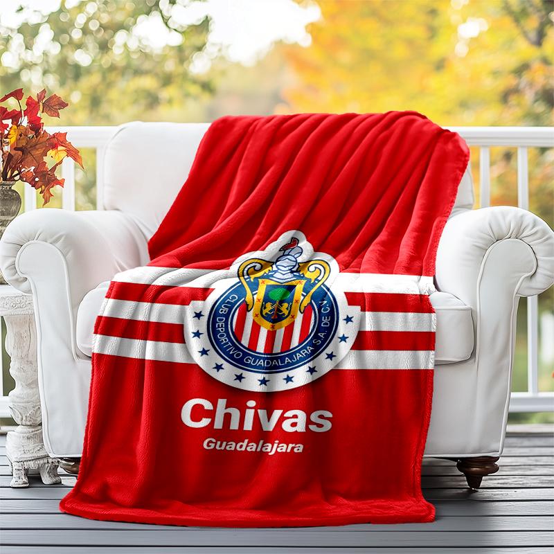 USA FC Flannel Blanket Soft All-Season Throw, Design for Camping, Car Travel, Hiking Sofa, Bed, Office Perfect Gift for Parties