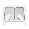 Rolled Ice Cream Maker 304 Stainless Steel Ice Cream Roll Tray with Dual Pan for Homemade DIY