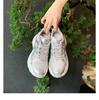 [sheii Su Yinyin] Paris Old Magazine~ Horse Skin Silver and White Heightening Platform Sports and Leisure Shoes Female Dad Shoes